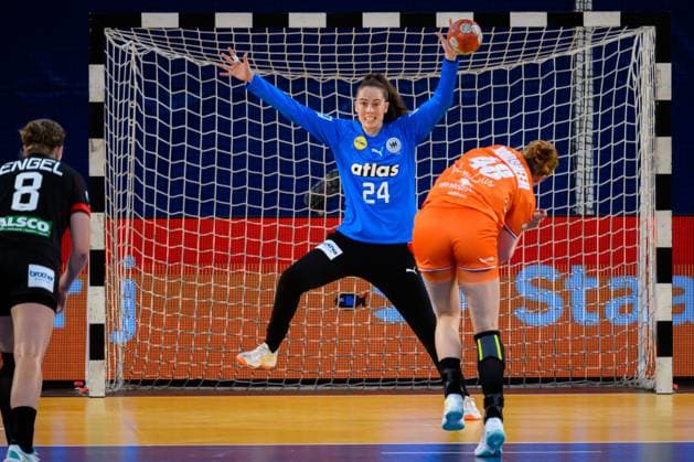 Eindhoven Handball Women International Netherlands Germany Goalkeeper Sarah Wachter Germany , Dione Housheer Netherlands Eindhoven Netherlands