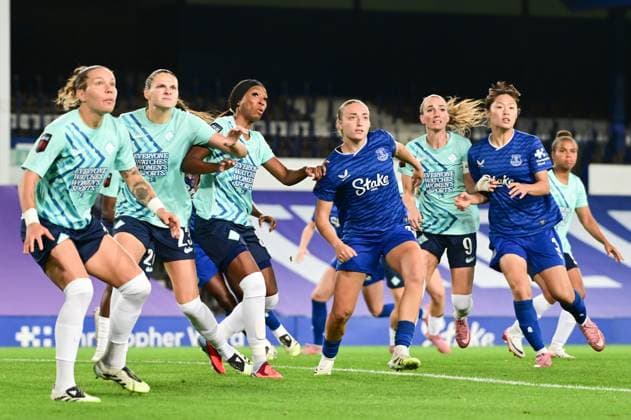 Everton vs London City Lionesses in the Barclays WSL at Goodison Park in Liverpool Featuring: Elena Linari, Isobel Goodwin, Grace Geyoro, Ornella Vignola, Kosovari Asllani, Rion Ishikawa Where: Liverpool, United Kingdom When: 19 Sep 2025 Credit: Graham Finney Cover Images EDITORIAL USE ONLY. NOT FOR USE BY NEWSPAPERS BASED IN THE UK. Copyright: xx coverimg55106703