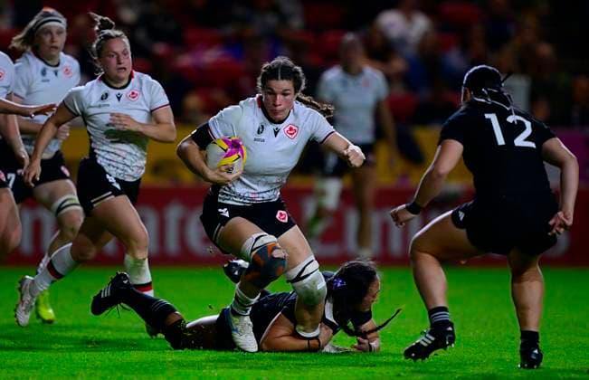 Rugby, Women, World Cup, Semi-final, New Zealand - Canada