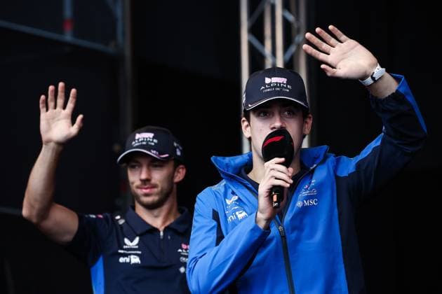 F1 - AZERBAIJAN GRAND PRIX 2025 COLAPINTO Franco (arg), Alpine F1 Team A525, portrait and GASLY Pierre (fra), Alpine F1 Team A525, portrait during the 2025 Formula 1 Qatar Airways Azerbaijan Grand Prix, 17th round of the 2025 FIA Formula One World Championship, WM, Weltmeisterschaft from September 19 to 21, 2025 on the Baku City Circuit, in Baku, Azerbaijan - BakuAzerbaijan Copyright: xEricxAlonsox