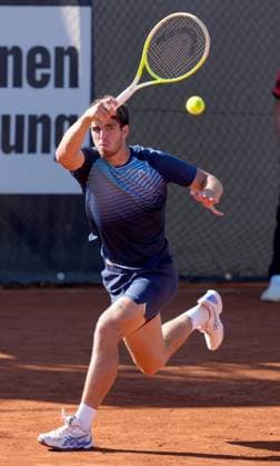 TENNIS - ATP, Tennis Herren Layjet Open BAD WALTERSDORF,AUSTRIA,20.SEP.25 - TENNIS - ATP Challenger Tour, Layjet Open. Image shows Filip Duda (CZE).  GEPAxpictures xMichaelxRiedler