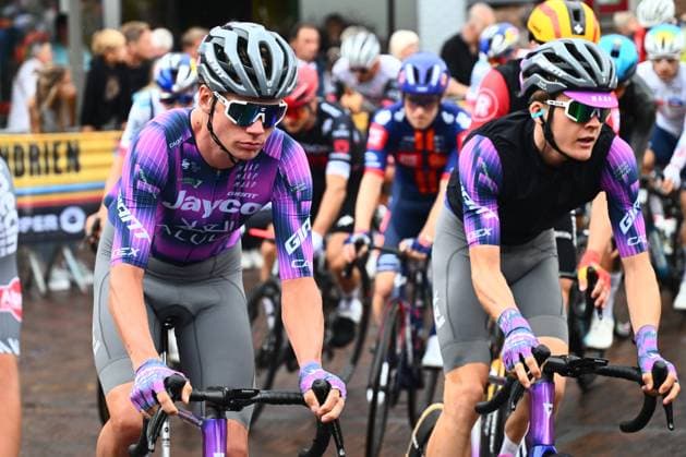 Super 8 Classic 2025 Cycling Race HAACHT, BELGIUM - SEPTEMBER 20 : rider of Team Jayco Alula during the 27th edition of Super 8 Classic an UCI ProSeries 1.Pro one day cycling road race for Men Elite of 198.9 km with start in Brakel and finish in Haacht on September 20, 2025 in Haacht, Belgium, 20 09 2025 ( Motordriver Rodrique Verfaillie - Haacht Belgium  Copyright: xGvgx