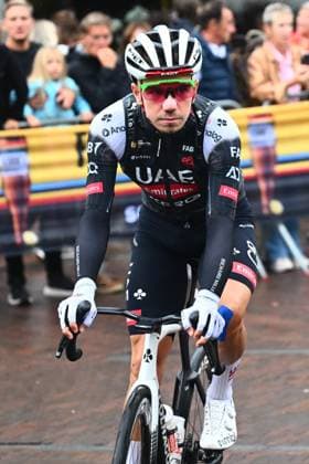 Super 8 Classic 2025 Cycling Race HAACHT, BELGIUM - SEPTEMBER 20 : rider of UAE during the 27th edition of Super 8 Classic an UCI ProSeries 1.Pro one day cycling road race for Men Elite of 198.9 km with start in Brakel and finish in Haacht on September 20, 2025 in Haacht, Belgium, 20 09 2025 ( Motordriver Rodrique Verfaillie - Haacht Belgium  Copyright: xGvgx