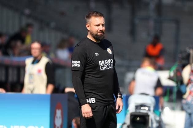 Braunschweig vs Elversberg, 2 BL Braunschweig, 20 09 2025, FOOTBALL Eintracht Braunschweig vs SV Elversberg, 2 BL, Season 2025 26 Head coach Heiner Backhaus Eintracht Braunschweig Braunschweig