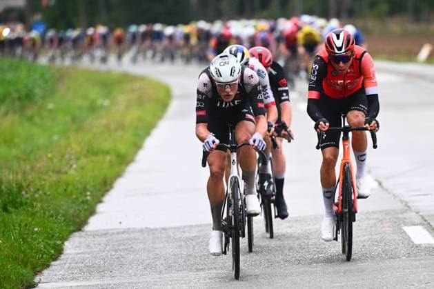 Super 8 Classic 2025 Cycling Race HAACHT, BELGIUM - SEPTEMBER 20 : rider from Uae Team Emirates during the 27th edition of Super 8 Classic an UCI ProSeries 1.Pro one day cycling road race for Men Elite of 198.9 km with start in Brakel and finish in Haacht on September 20, 2025 in Haacht, Belgium, 20 09 2025 ( Motordriver Rodrique Verfaillie - Haacht Belgium  Copyright: xGvgx