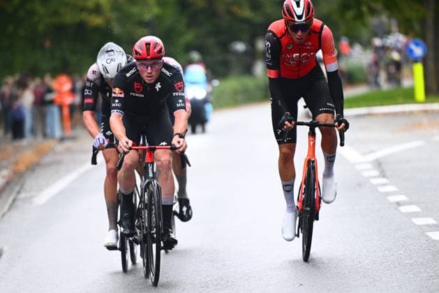 Super 8 Classic 2025 Cycling Race HAACHT, BELGIUM - SEPTEMBER 20 : rider of Tudor Pro Cycling Team during the 27th edition of Super 8 Classic an UCI ProSeries 1.Pro one day cycling road race for Men Elite of 198.9 km with start in Brakel and finish in Haacht on September 20, 2025 in Haacht, Belgium, 20 09 2025 ( Motordriver Rodrique Verfaillie - Haacht Belgium  Copyright: xGvgx