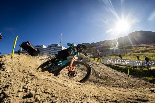 Whoop UCI Mountainbikeworldcup Downhill Lenzerheide BALANCHE Camille YETI FOX FACTORY RACE TEAMat Whoop UCI Mountainbikeworldcup Downhill Lenzerheide, 20 09 2025,in Lenzerheide,SUI Foto Sebastian Sternemannat Whoop UCI Mountainbikeworldcup Downhill Lenzerheide, 20 09 2025,in Lenzerheide,SUI Foto Sebastian Sternemann