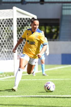 Nelly Juckel 31 Jena in action at the Google Pixel Womens Bundesliga match FC Bayern Munich FC Carl Zeiss Jena on 20 09 2025 Munich FC Bayern Campus Bayern Germany