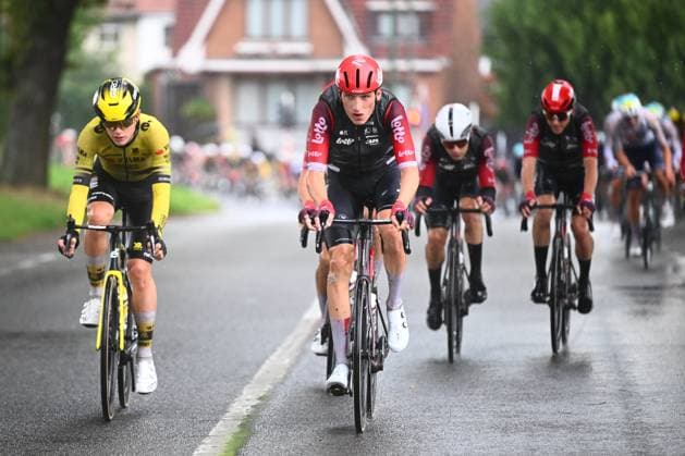 Super 8 Classic 2025 Cycling Race HAACHT, BELGIUM - SEPTEMBER 20 : rider of Lotto during the 27th edition of Super 8 Classic an UCI ProSeries 1.Pro one day cycling road race for Men Elite of 198.9 km with start in Brakel and finish in Haacht on September 20, 2025 in Haacht, Belgium, 20 09 2025 ( Motordriver Rodrique Verfaillie - Haacht Belgium  Copyright: xGvgx