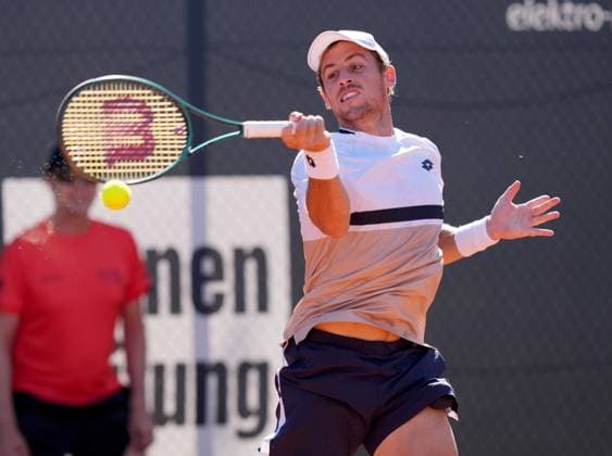 TENNIS - ATP, Tennis Herren Layjet Open BAD WALTERSDORF,AUSTRIA,20.SEP.25 - TENNIS - ATP Challenger Tour, Layjet Open. Image shows Roberto Carballes Baena (SPA).  GEPAxpictures xMichaelxRiedler