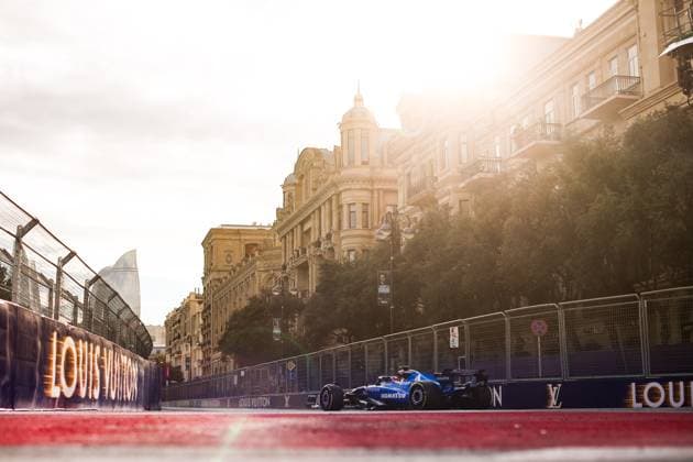 F1 - AZERBAIJAN GRAND PRIX 2025 55 SAINZ Carlos (spa), Williams Racing FW47, action during the 2025 Formula 1 Qatar Airways Azerbaijan Grand Prix, 17th round of the 2025 FIA Formula One World Championship, WM, Weltmeisterschaft from September 19 to 21, 2025 on the Baku City Circuit, in Baku, Azerbaijan -  Copyright: xEricxAlonsox