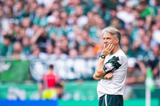 20 09 2025 Soccer, 2025 2026, 1 Bundesliga, 4 Matchday, SV Werder Bremen SC Freiburg Horst Steffen Coach Bremen DFL REGULATIONS PROHIBIT ANY USE OF PHOTOGRAPHS AS IMAGE SEQUENCES AND OR QUASI VIDEO