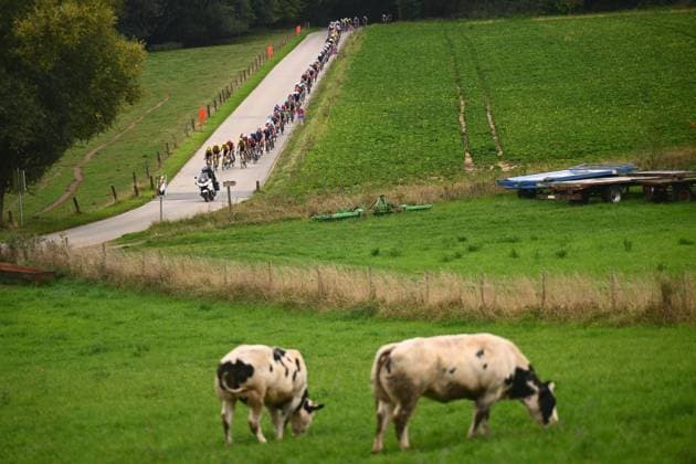 Super 8 Classic 2025 Cycling Race HAACHT, BELGIUM - SEPTEMBER 20 : Illustration picture during the 27th edition of Super 8 Classic an UCI ProSeries 1.Pro one day cycling road race for Men Elite of 198.9 km with start in Brakel and finish in Haacht on September 20, 2025 in Haacht, Belgium, 20 09 2025 ( Motordriver Rodrique Verfaillie - Haacht Belgium  Copyright: xGvgx