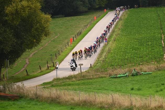 Super 8 Classic 2025 Cycling Race HAACHT, BELGIUM - SEPTEMBER 20 : Illustration picture during the 27th edition of Super 8 Classic an UCI ProSeries 1.Pro one day cycling road race for Men Elite of 198.9 km with start in Brakel and finish in Haacht on September 20, 2025 in Haacht, Belgium, 20 09 2025 ( Motordriver Rodrique Verfaillie - Haacht Belgium  Copyright: xGvgx