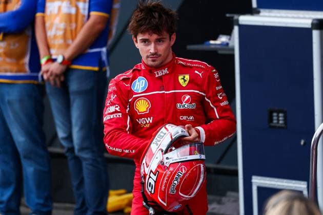 F1 - AZERBAIJAN GRAND PRIX 2025 LECLERC Charles (mco), Scuderia Ferrari SF-25, portrait during the 2025 Formula 1 Qatar Airways Azerbaijan Grand Prix, 17th round of the 2025 FIA Formula One World Championship, WM, Weltmeisterschaft from September 19 to 21, 2025 on the Baku City Circuit, in Baku, Azerbaijan -  Copyright: xEricxAlonsox