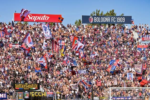 CALCIO - Serie A - Bologna FC vs Genoa CFC Bologna FC 1909 supporters during Bologna FC vs Genoa CFC, Italian soccer Serie A match in Bologna, Italy, September 20 2025 Bologna Italy  Copyright: xIPAxSport ABACAx