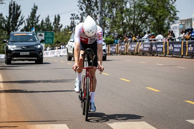 KÜNG Stefan UCI Road Cycling World Championships Kigali Rwanda 2025 KÜNG Stefan SUI Switzerland ITT Training Recon Landscape horizontal Landscape Event Event UCI Road Cycling World Championships Kigali Rwanda 2025 Category Category Cycling Road Cycling World Championships Elite Men Location Location Africa Rwanda Kigali Start Kigali Finish Kigali Individual Time Trail ITT Distance km Date Date 20 09 2025 Saturday Day 0