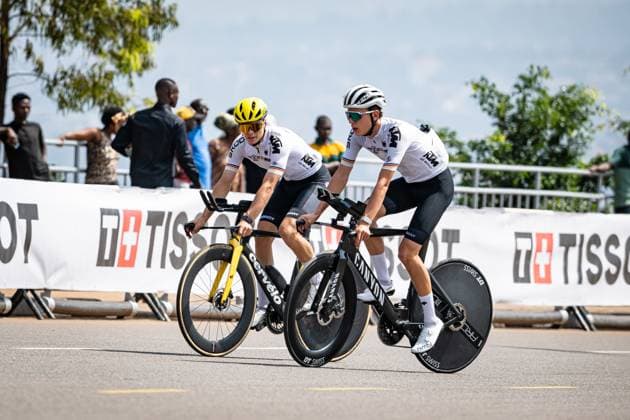 BENZ Benedikt, WINTER Zeno Levi UCI Road Cycling World Championships Kigali Rwanda 2025 BENZ Benedikt WINTER Zeno Levi GER Germany ITT Training Recon Landscape horizontal Landscape Event Event UCI Road Cycling World Championships Kigali Rwanda 2025 Category Category Cycling Road Cycling World Championships Junior Men U19 Location Location Africa Rwanda Kigali Start Kigali Finish Kigali Individual Time Trail ITT Distance km Date Date 20 09 2025 Saturday Day 0