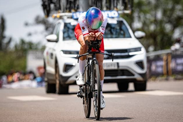 NIEWIADOMA Katarzyna Anna UCI Road Cycling World Championships Kigali Rwanda 2025 NIEWIADOMA Katarzyna Anna POL Poland ITT Training Recon Landscape horizontal Landscape Event Event UCI Road Cycling World Championships Kigali Rwanda 2025 Category Category Cycling Road Cycling World Championships Elite Women Location Location Africa Rwanda Kigali Start Kigali Finish Kigali Individual Time Trail ITT Distance km Date Date 20 09 2025 Saturday Day 0