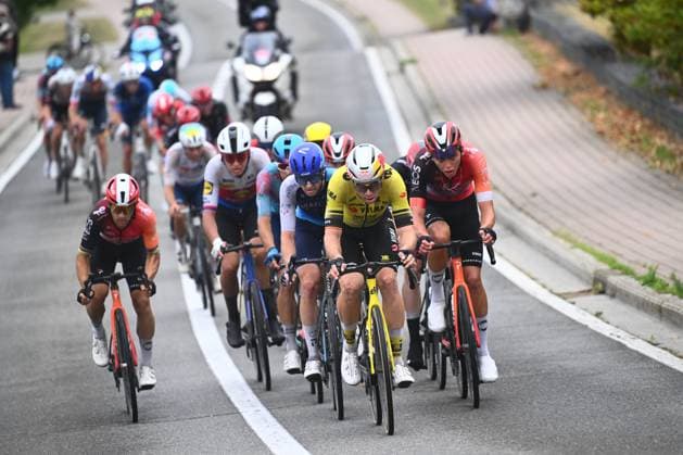 Super 8 Classic 2025 Cycling Race HAACHT, BELGIUM - SEPTEMBER 20 : Van Aert Wout (BEL) of Team Visma - Lease a Bike during the 27th edition of Super 8 Classic an UCI ProSeries 1.Pro one day cycling road race for Men Elite of 198.9 km with start in Brakel and finish in Haacht on September 20, 2025 in Haacht, Belgium, 20 09 2025 ( Motordriver Rodrique Verfaillie - Haacht Belgium  Copyright: xGvgx