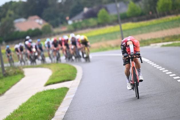 Super 8 Classic 2025 Cycling Race HAACHT, BELGIUM - SEPTEMBER 20 : Kwiatkowski MichaB (POL) of INEOS Grenadiers during the 27th edition of Super 8 Classic an UCI ProSeries 1.Pro one day cycling road race for Men Elite of 198.9 km with start in Brakel and finish in Haacht on September 20, 2025 in Haacht, Belgium, 20 09 2025 ( Motordriver Rodrique Verfaillie - Haacht Belgium  Copyright: xGvgx