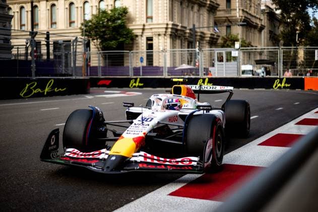 F1 - AZERBAIJAN GRAND PRIX 2025 30 LAWSON Liam (nzl), Visa Cash App RB F1 Team VCARB02, action during the 2025 Formula 1 Qatar Airways Azerbaijan Grand Prix, 17th round of the 2025 FIA Formula One World Championship, WM, Weltmeisterschaft from September 19 to 21, 2025 on the Baku City Circuit, in Baku, Azerbaijan - BakuAzerbaijan  Copyright: xALBERTOxVIMERCATIx