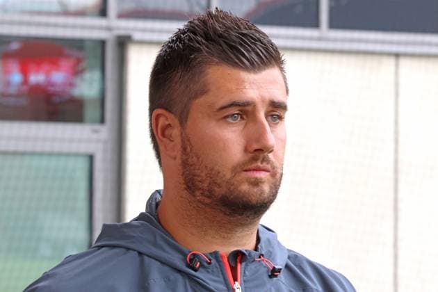 Trainer Peter Gaydarov (FCB U19) Fussball FC Bayern München U19 - Chelsea FC U19 UEFA Youth League 17.09.2025 Campus FOTO: Mladen Lackovic LakoPress *** Coach Peter Gaydarov FCB U19 Football FC Bayern Munich U19 Chelsea FC U19 UEFA Youth League 17 09 2025 Campus PHOTO Mladen Lackovic LakoPress