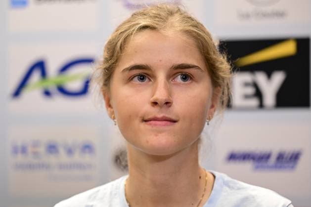 Belgian Fleur Moors pictured during a press conference, PK, Pressekonferenz before the cycling road World Championship, WM, Weltmeisterschaft in Kigali, Rwanda, Saturday 20 September 2025. The road world championships are taking place from 21 to 28 September. DIRKxWAEM  x134818845x