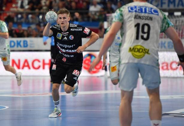20 09 2025 Handball 1 Bundesliga DAIKIN HBL Season 2024 2025 5 Matchday HC Erlangen Metropolregion Nürnberg HCE SC Magdeburg OGo xogox Sander Andreassen Overjordet 8, HC Erlangen HCE