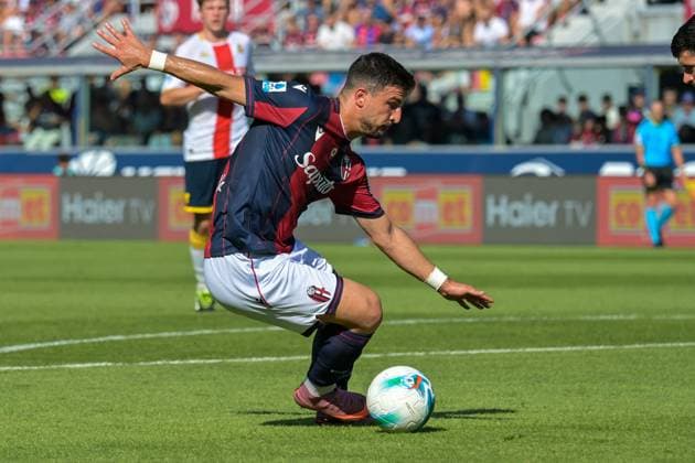 CALCIO - Serie A - Bologna FC vs Genoa CFC Bologna s Riccardo Orsolini portrait in action during Bologna FC vs Genoa CFC, Italian soccer Serie A match in Bologna, Italy, September 20 2025 Bologna Italy  Copyright: xIPAxSport ABACAx