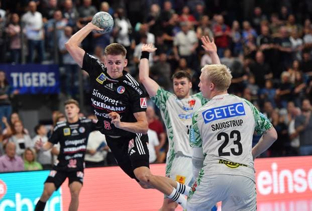 20 09 2025 Handball 1 Bundesliga DAIKIN HBL Season 2024 2025 5 Matchday HC Erlangen Metropolregion Nürnberg HCE SC Magdeburg OGo xogox Sander Andreassen Overjordet 8, HC Erlangen HCE