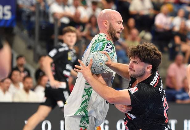 20 09 2025 Handball 1 Bundesliga DAIKIN HBL Season 2024 2025 5 Matchday HC Erlangen Metropolregion Nürnberg HCE SC Magdeburg OGo xogox Hans Lukas Willax 24, HC Erlangen HCE