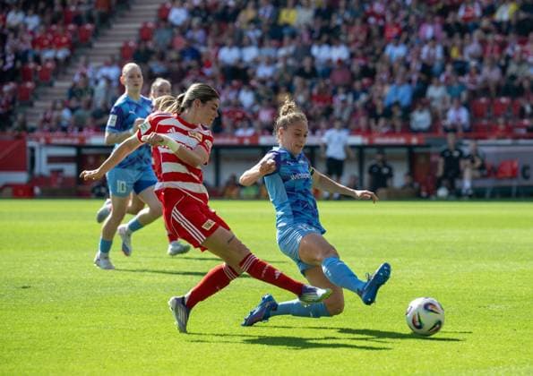 Soccer, Women, Season 2025 2026, Google Pixel Women Bundesliga 3 Matchday , 1 FC Union Berlin SGS Essen, v l Eileen Campbell 1 Women 1 FC Union , Jacqueline Meißner, 20 09 2025, Copyright: xMatthiasxKochx
