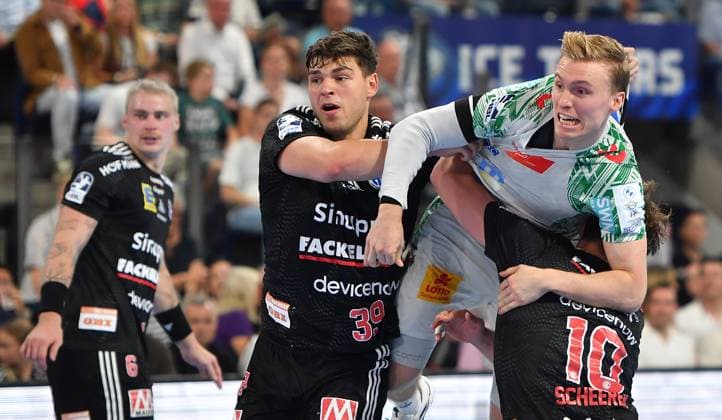 20 09 2025 Handball 1 Bundesliga DAIKIN HBL Season 2024 2025 5 Matchday HC Erlangen Metropolregion Nürnberg HCE SC Magdeburg OGo xogox Tobias Buck 39, HC Erlangen HCE Gisli Thorgeir Kristjansson 10, SC Magdeburg Florian Scheerer 10, HC Erlangen HCE