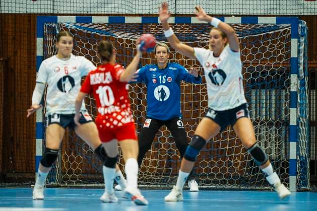 Women s Handball World Cup Qualifiers Croatia Norway Cheb, Czech Republic 20250920 Norway s goalkeeper Katrine Lunde during the friendly match in women s handball between Croatia and Norway at Sports hall TJ Lokomotiva Photo Terje Pedersen NTB Cheb Czech Republic EDITORIAL USE ONLY RESTRICTED USE FOR BETTING COMPANIES  Copyright: xTerjexPedersenx xNTBx