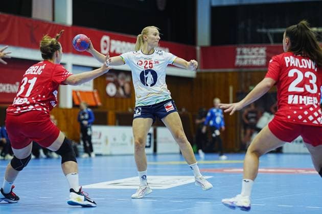 Women s Handball World Cup Qualifiers Croatia Norway Cheb, Czech Republic 20250920 Norway s Henny Reistad during the friendly match in women s handball between Croatia and Norway at Sports hall TJ Lokomotiva Photo Terje Pedersen NTB Cheb Czech Republic EDITORIAL USE ONLY RESTRICTED USE FOR BETTING COMPANIES  Copyright: xTerjexPedersenx xNTBx