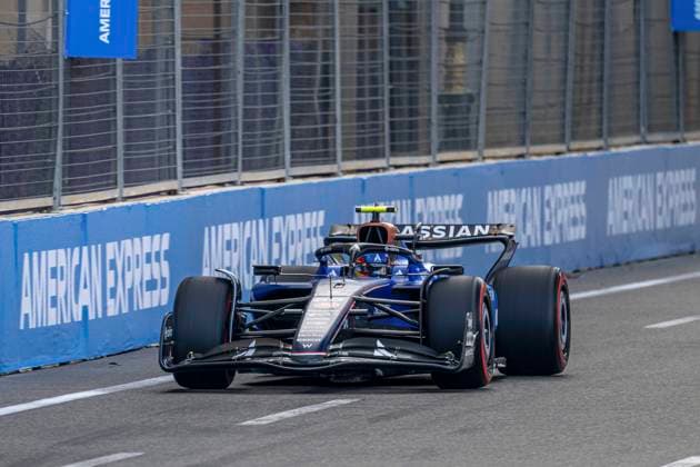 FORMULE 1 : Grand Prix Azerbaidjan - Bakou - 20 09 2025 55 Carlos Sainz (ESP) Atlassian Williams Racing (GBR) FW47 Mercedes, during the 2025 Formula 1 Azerbaijan Grand Prix, round 17 of the 2025 Formula 1 World Championship, WM, Weltmeisterschaft which takes place from September 19th to 21st 2025 at the Baku City Circuit, Azerbaijan (AZ)  Copyright: xIANxBUNDEYx xMPSxAGENCYx x