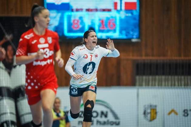 Women s Handball World Cup Qualifiers Croatia Norway Cheb, Czech Republic 20250920 Norway s Stine Skogrand during the friendly match in women s handball between Croatia and Norway at Sports hall TJ Lokomotiva Photo Terje Pedersen NTB Cheb Czech Republic EDITORIAL USE ONLY RESTRICTED USE FOR BETTING COMPANIES  Copyright: xTerjexPedersenx xNTBx
