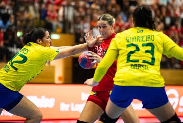 Handball, Women, Test match, Austria - Brazil