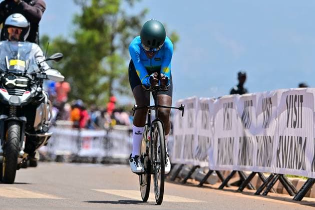 NIRERE Xaverine Rwanda Women Elite ITT Road World Championships 2025 Rwanda NIRERE Xaverine Rwanda Individual Time Trial Women Elite Road World Championships 2025 Road World Championships 2025 UCI Cycling World Championships 31.2 km Kigali, Rwanda 32nd World Championships WE ITT WC 21 09 2025