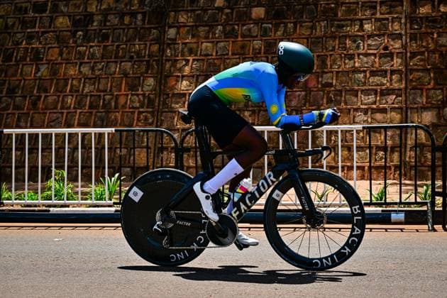 NIRERE Xaverine Rwanda Women Elite ITT Road World Championships 2025 Rwanda NIRERE Xaverine Rwanda Individual Time Trial Women Elite Road World Championships 2025 Road World Championships 2025 UCI Cycling World Championships 31.2 km Kigali, Rwanda 32nd World Championships WE ITT WC 21 09 2025
