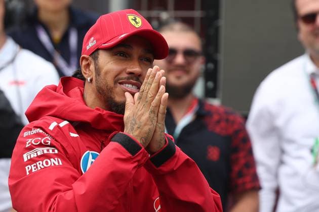 F1 Grand Prix Of Azerbaijan 2025 Lewis Hamilton of Ferrari ahead of the Formula 1 Grand Prix of Azerbaijan at Baku City Circuit in Baku, Azerbaijan on September 21, 2025. Baku Azerbaijan  Copyright: xJakubxPorzyckix originalFilename:porzycki-f1grandp250921_npxWl.jpg