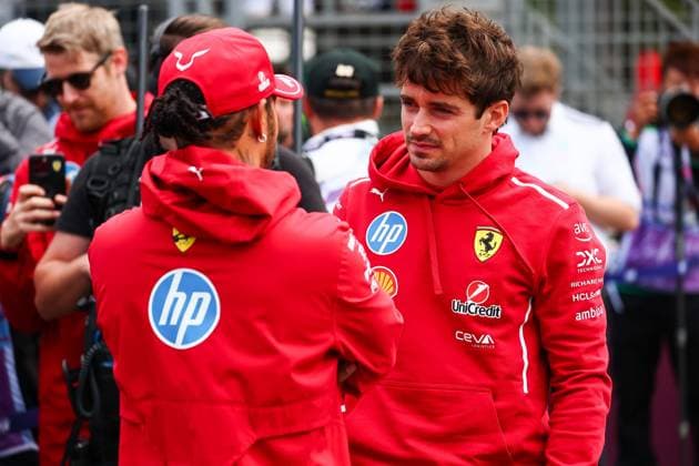 F1 - AZERBAIJAN GRAND PRIX 2025 LECLERC Charles (mco), Scuderia Ferrari SF-25, portrait during the 2025 Formula 1 Qatar Airways Azerbaijan Grand Prix, 17th round of the 2025 FIA Formula One World Championship, WM, Weltmeisterschaft from September 19 to 21, 2025 on the Baku City Circuit, in Baku, Azerbaijan -  Copyright: xEricxAlonsox