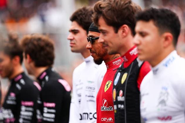 F1 - AZERBAIJAN GRAND PRIX 2025 HAMILTON Lewis (gbr), Scuderia Ferrari SF-25, portrait during the 2025 Formula 1 Qatar Airways Azerbaijan Grand Prix, 17th round of the 2025 FIA Formula One World Championship, WM, Weltmeisterschaft from September 19 to 21, 2025 on the Baku City Circuit, in Baku, Azerbaijan -  Copyright: xEricxAlonsox