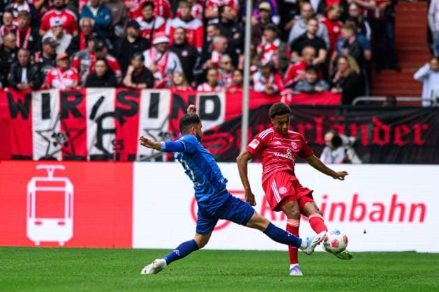 DUSSELDORF, GERMANY - 21 SEPTEMBER, 2025: - Football match Bundesliga 2 Fortuna Düsseldorf - SV Darmstadt 98 at Merkur Spiel Arena.  Copyright: xVITALIIxKLIUIEVx