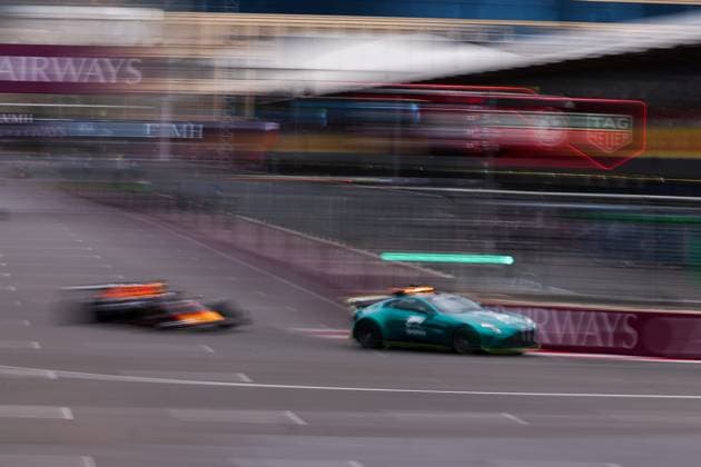 F1 - AZERBAIJAN GRAND PRIX 2025 FIA Aston Martin Vantage Safety Car during the 2025 Formula 1 Qatar Airways Azerbaijan Grand Prix, 17th round of the 2025 FIA Formula One World Championship, WM, Weltmeisterschaft from September 19 to 21, 2025 on the Baku City Circuit, in Baku, Azerbaijan -  Copyright: xEricxAlonsox