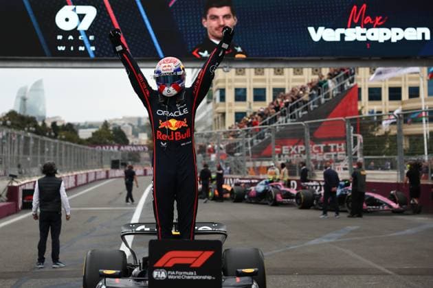 F1 Grand Prix Of Azerbaijan 2025 Max Verstappen of Red Bull Racing after the Formula 1 Grand Prix of Azerbaijan at Baku City Circuit in Baku, Azerbaijan on September 21, 2025. Baku Azerbaijan  Copyright: xJakubxPorzyckix originalFilename:porzycki-f1grandp250921_npAok.jpg