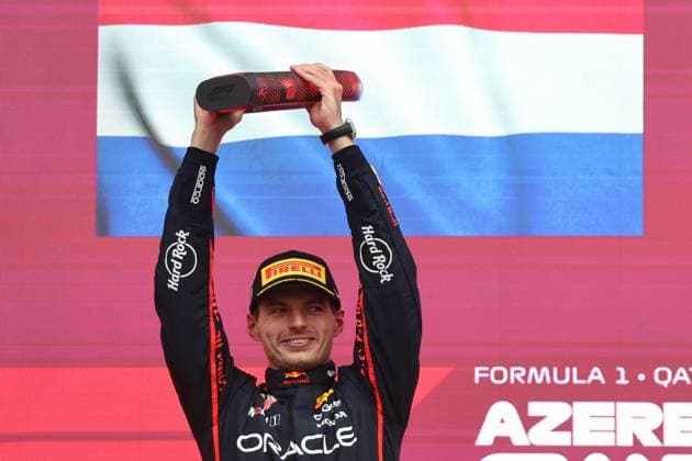 F1 Grand Prix Of Azerbaijan 2025 Max Verstappen of Red Bull Racing after the Formula 1 Grand Prix of Azerbaijan at Baku City Circuit in Baku, Azerbaijan on September 21, 2025. Baku Azerbaijan  Copyright: xJakubxPorzyckix originalFilename:porzycki-f1grandp250921_npFnP.jpg