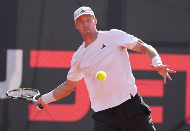 TENNIS - ATP, Tennis Herren Layjet Open BAD WALTERSDORF,AUSTRIA,21.SEP.25 - TENNIS - ATP Challenger Tour, Layjet Open. Image shows Jan Choinski (GBR).  GEPAxpictures xMichaelxRiedler