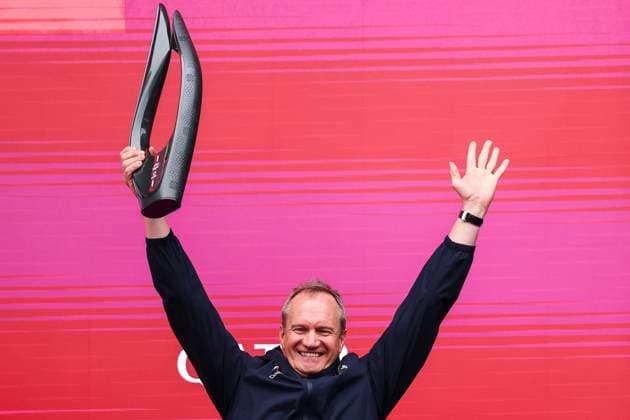F1 - AZERBAIJAN GRAND PRIX 2025 MONAGHAN Paul, Chief Engineer & Car Engineering of Red Bull Racing, portrait podium during the 2025 Formula 1 Qatar Airways Azerbaijan Grand Prix, 17th round of the 2025 FIA Formula One World Championship, WM, Weltmeisterschaft from September 19 to 21, 2025 on the Baku City Circuit, in Baku, Azerbaijan - BakuAzerbaijan  Copyright: xEricxAlonsox